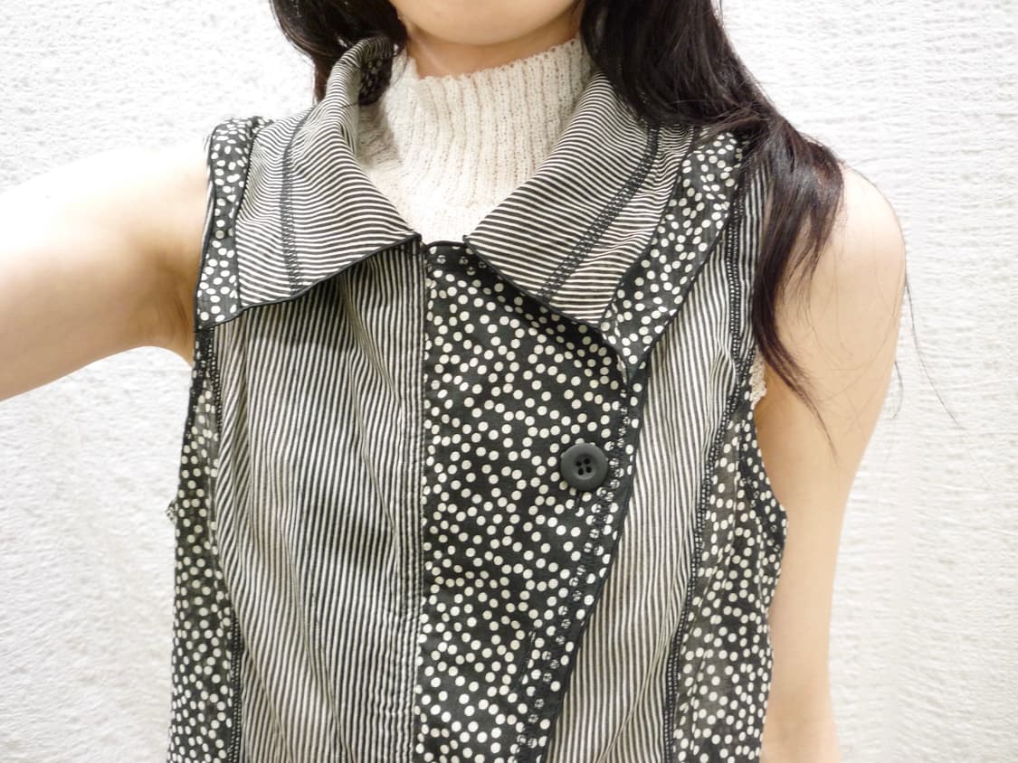 Dot frill summer vest 상품이미지8