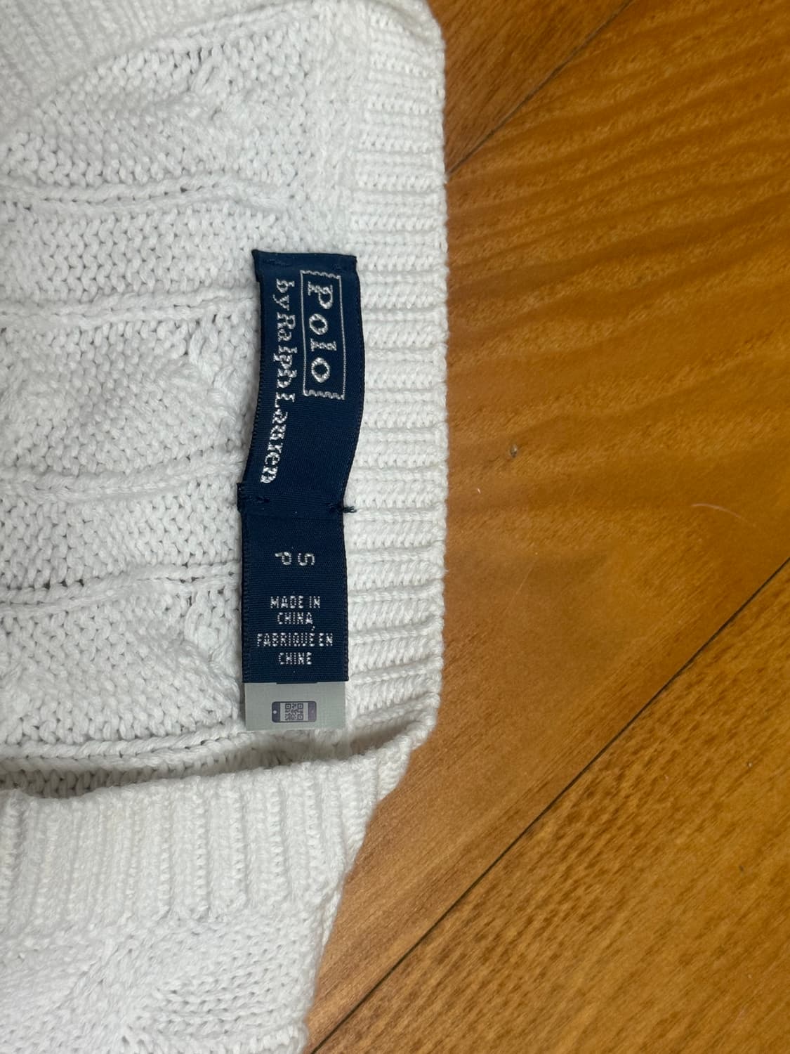 폴로 케이블 니트 반팔 가디건 상품이미지3