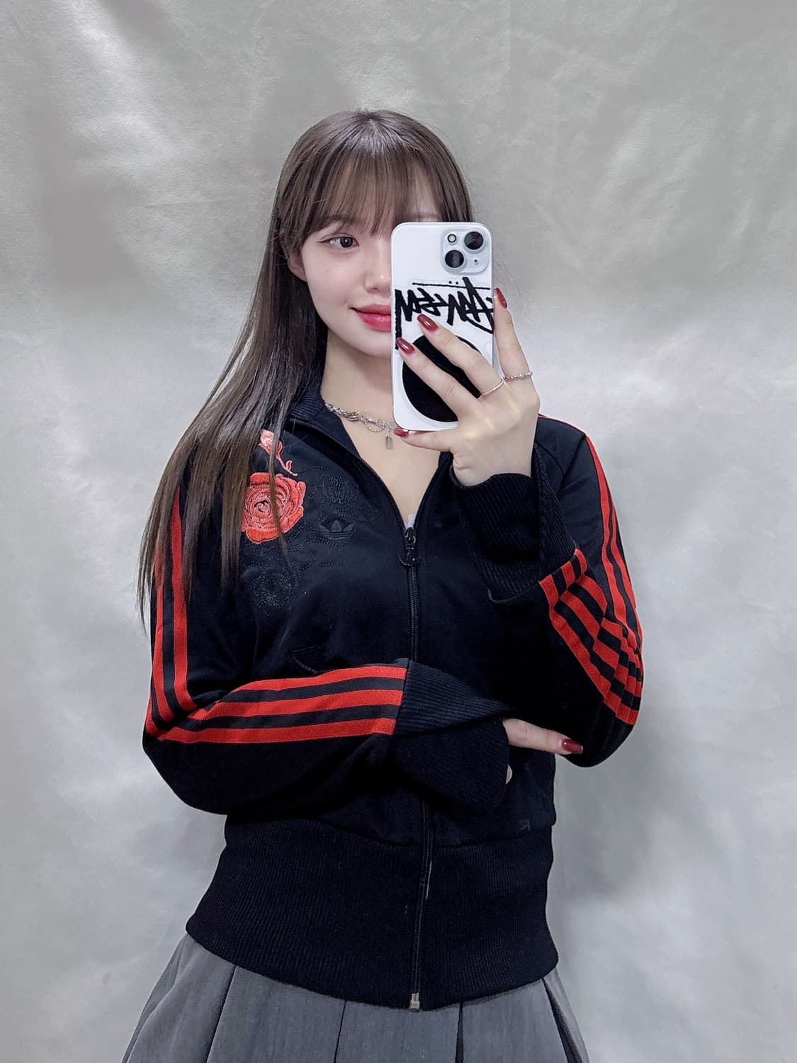 아디다스 플라워 빅로고 트랙탑  상품이미지1