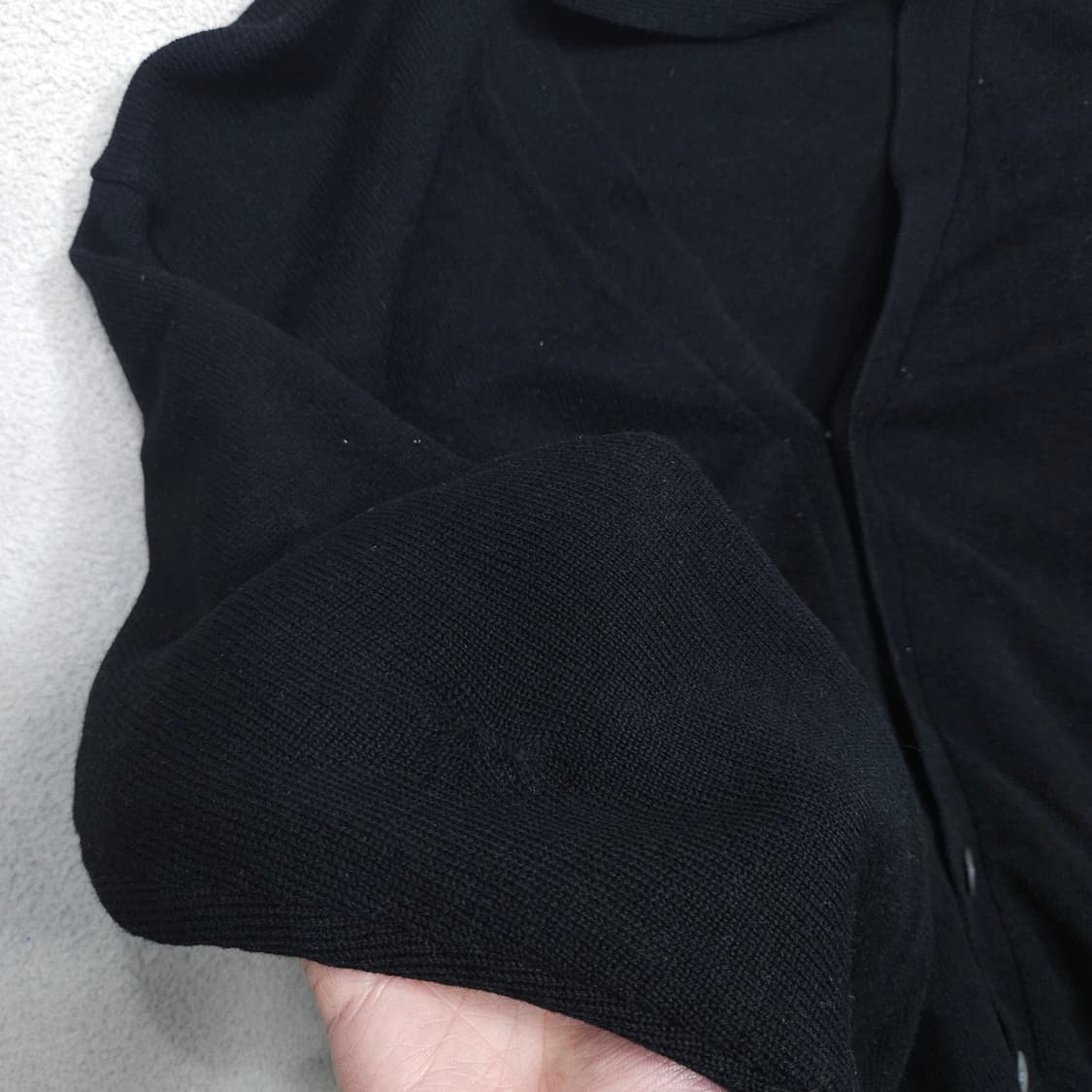 90s 폴로 랄프 로렌 램스울 가디건 L 블랙 상품이미지6