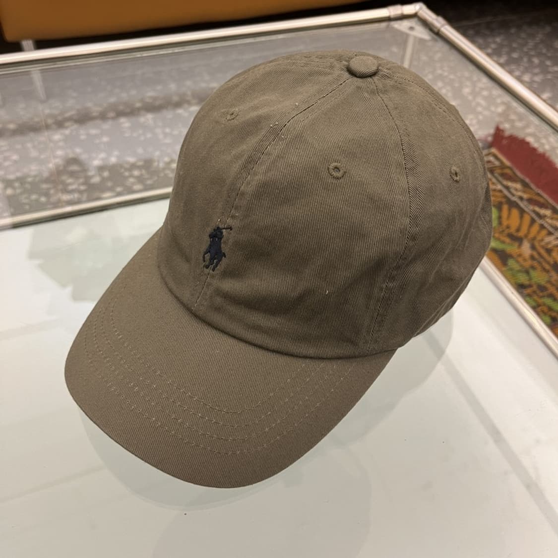 폴로 랄프로렌 빈티지 가죽 스트랩 볼캡 C05863 상품이미지1
