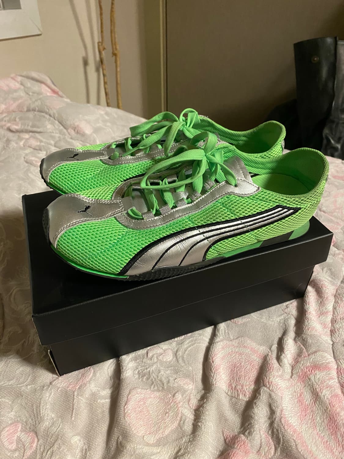 푸마 hstreet og 스니커즈 그린 상품이미지3