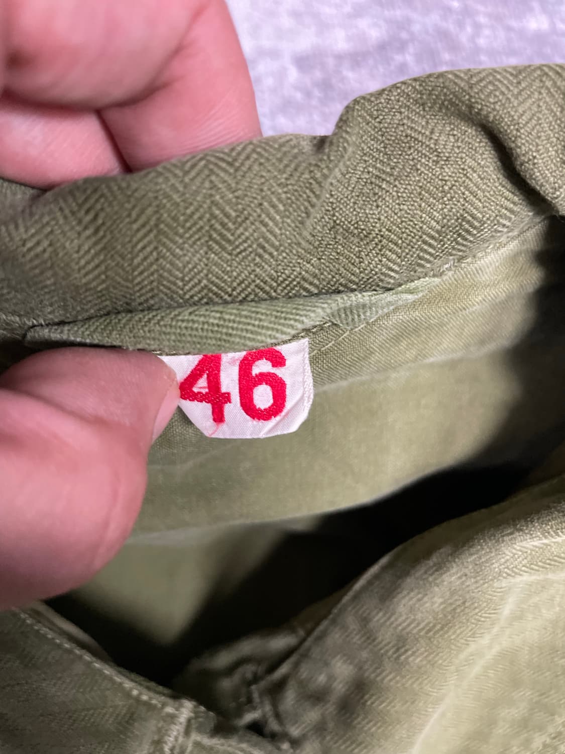 60s Danish military HBT field jacket 상품이미지6