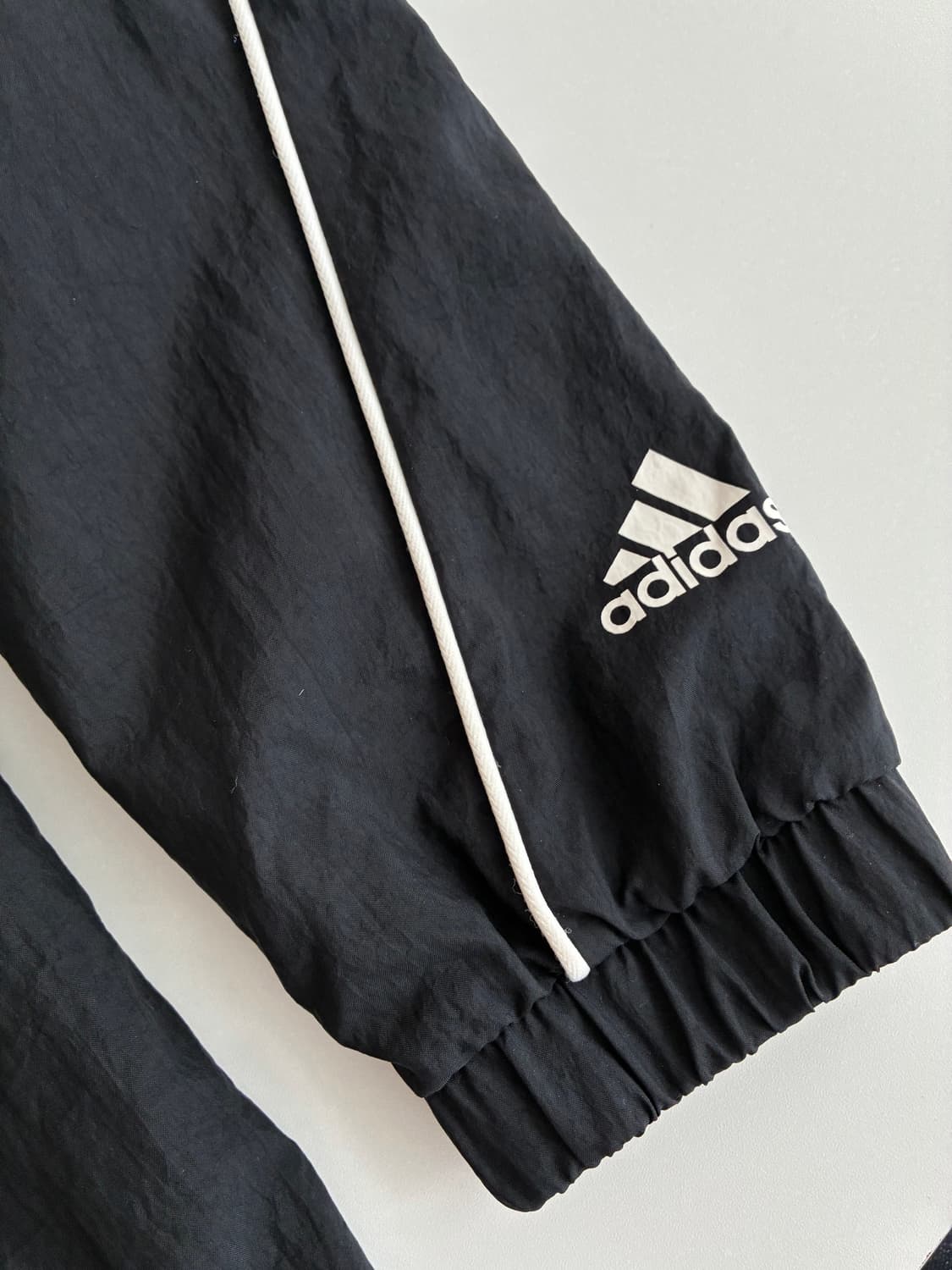 M) 아디다스 올드스쿨 빅로고 후드 아노락 블랙 상품이미지6