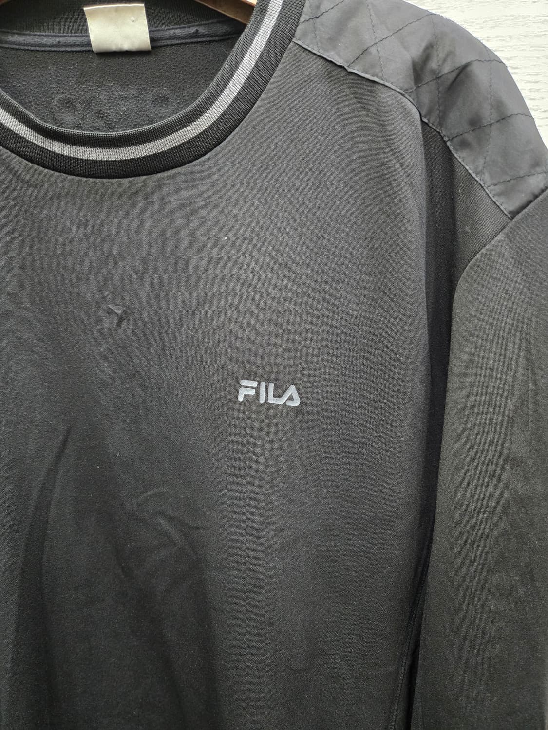 105,XL)) FILA 휠라 얇은 기모 긴팔티셔츠 ! 상품이미지2