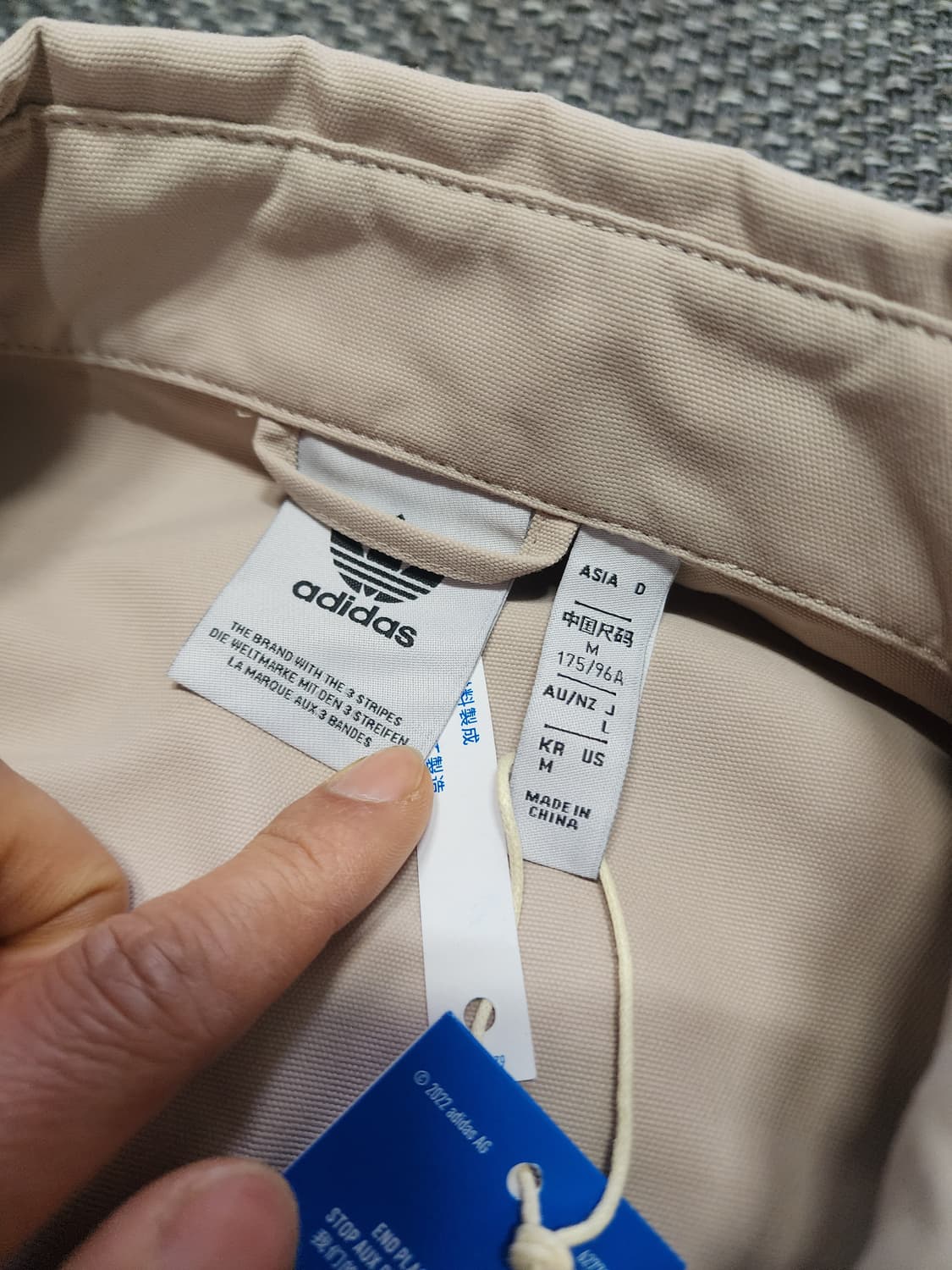 아디다스 아디컬러3 트렌치코트   새상품 M사이즈 상품이미지6