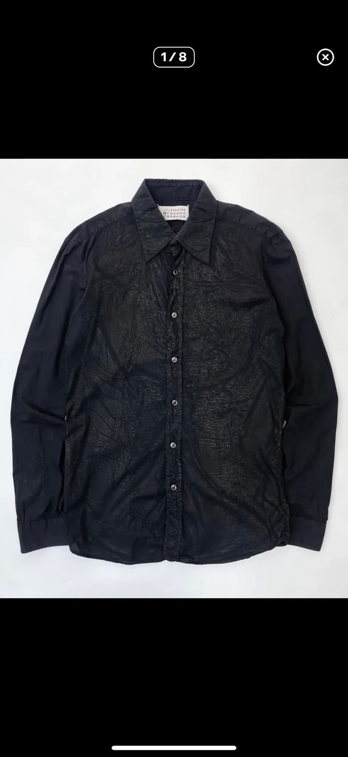 마틴 마르지엘라 오일 왁스 페이드 셔츠 상품이미지1