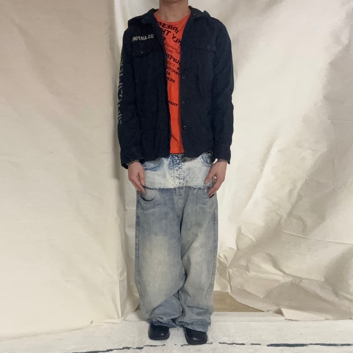 Avirex U.S. AirForce Hooded Shirt Jacket 상품이미지5