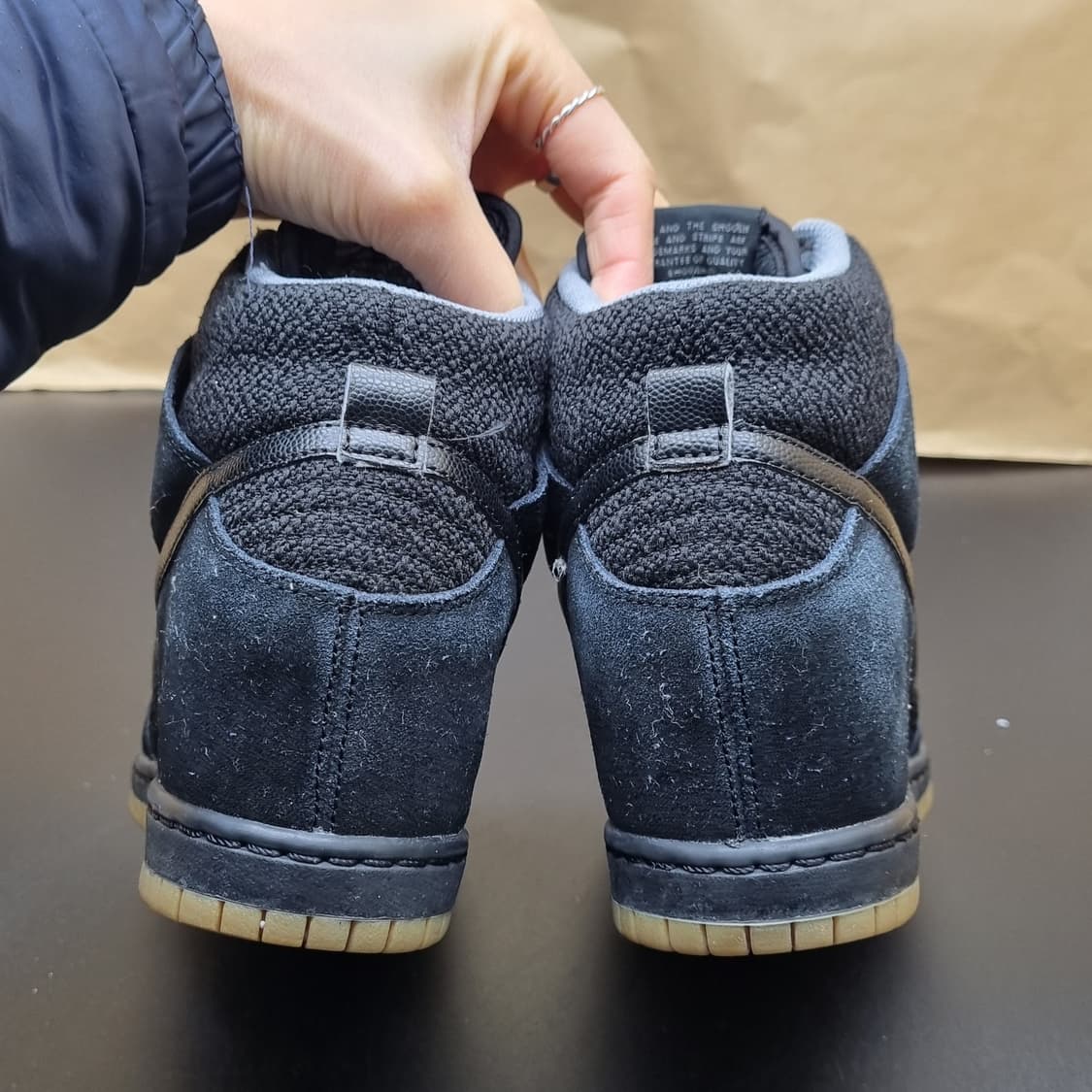 나이키 덩크 스카이 블랙 여성하이탑235 상품이미지4