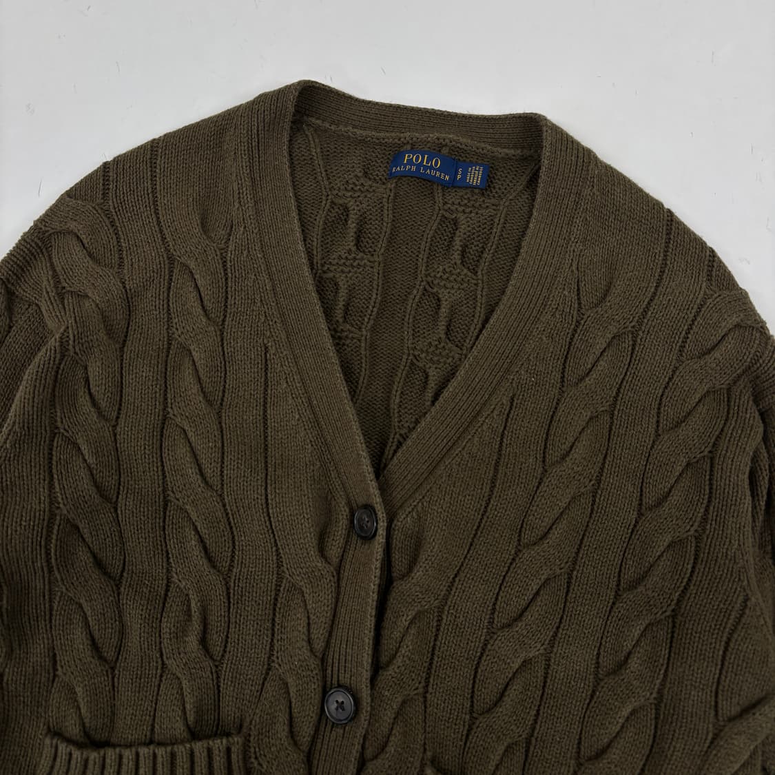 폴로 코튼 가디건 상품이미지5