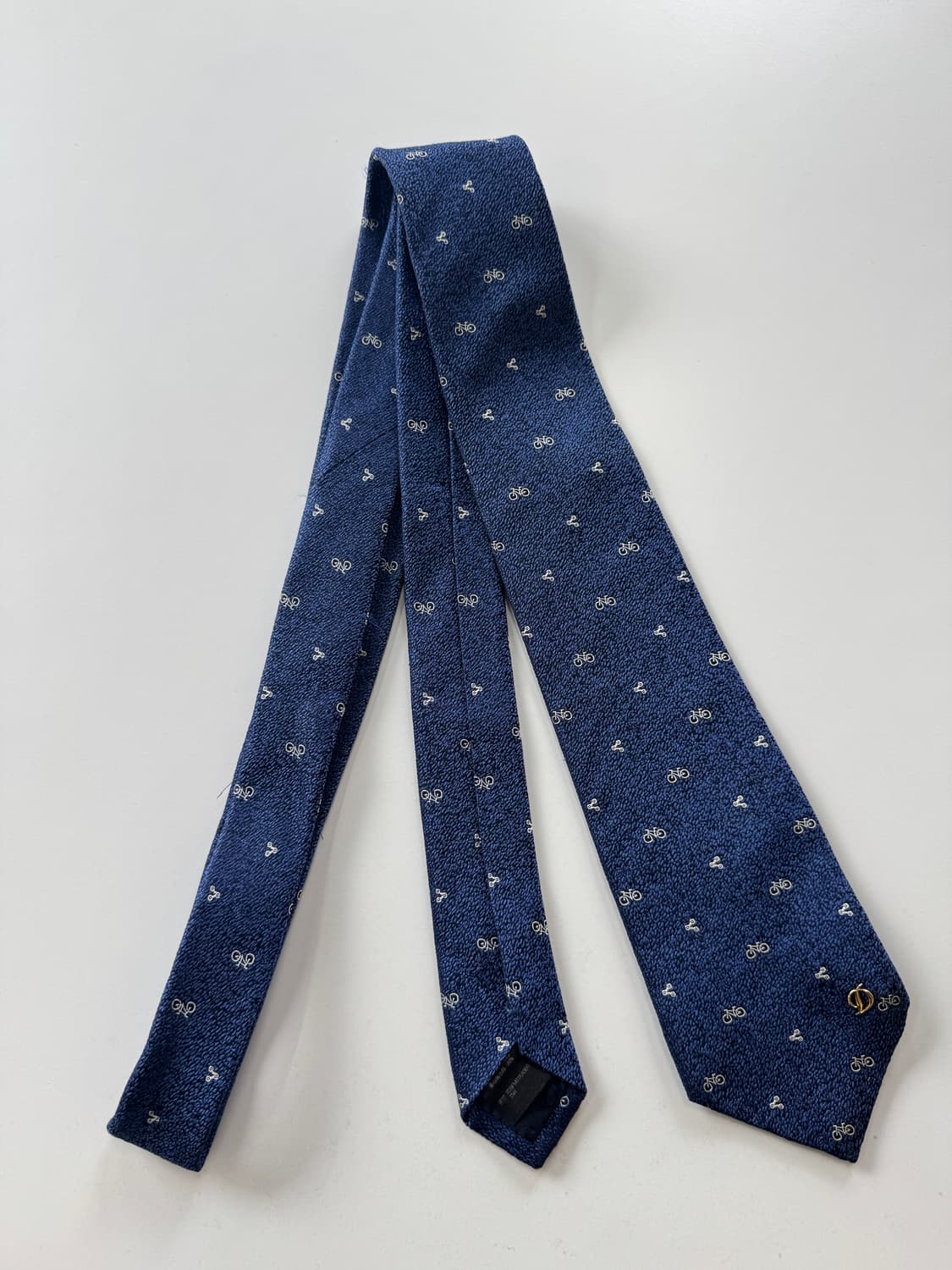 듀퐁(S.T.Dupont) 금장 실크 넥타이 8cm 상품이미지1