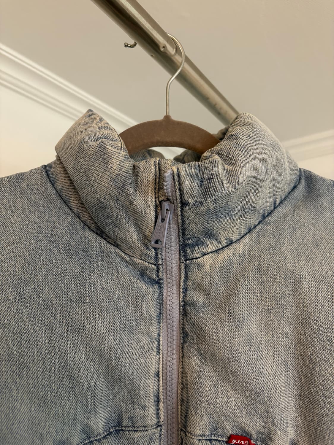 리바이스 데님 푸퍼 패딩 일본판 S 상품이미지4