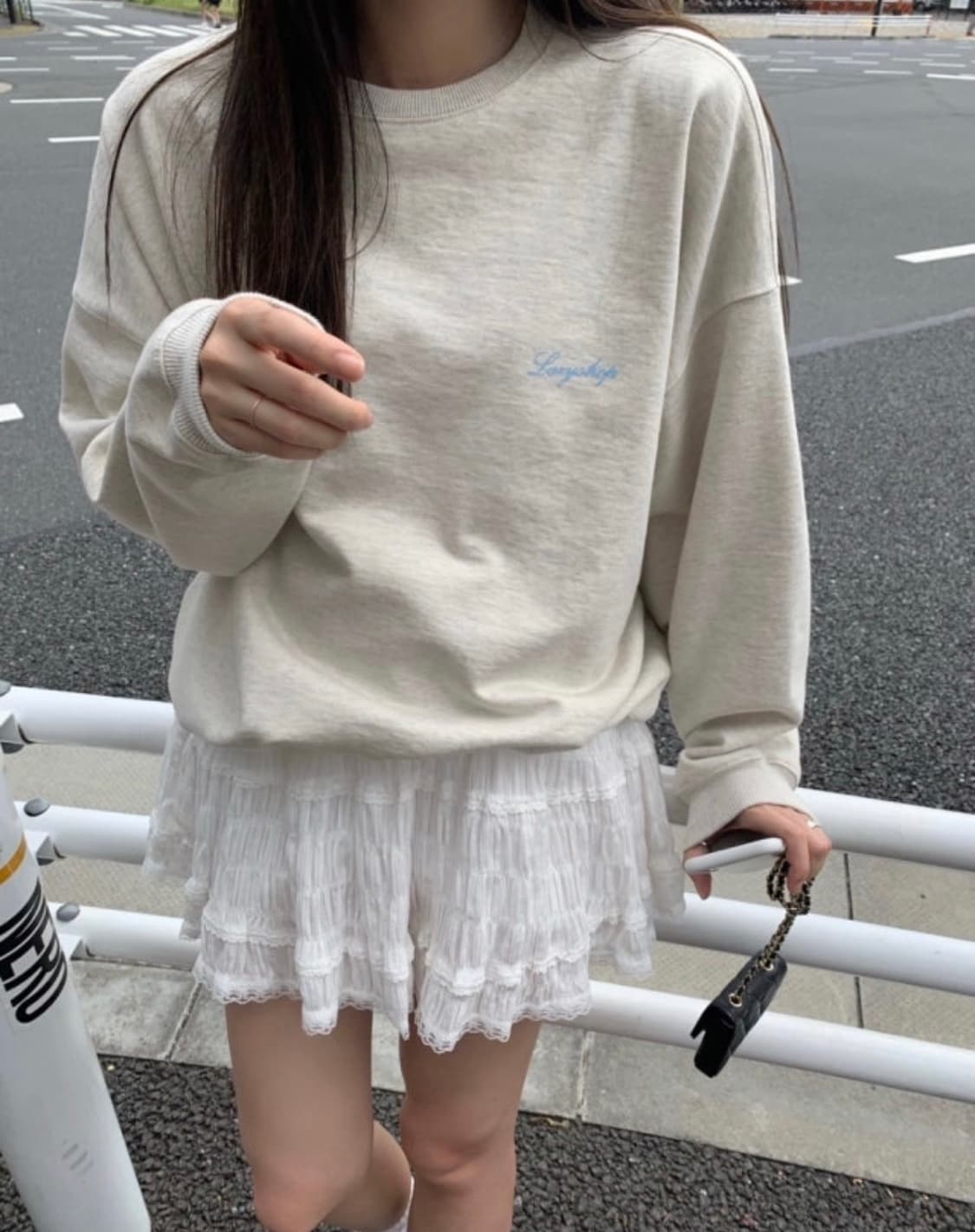 레이지샵 리본 맨투맨 상품이미지1