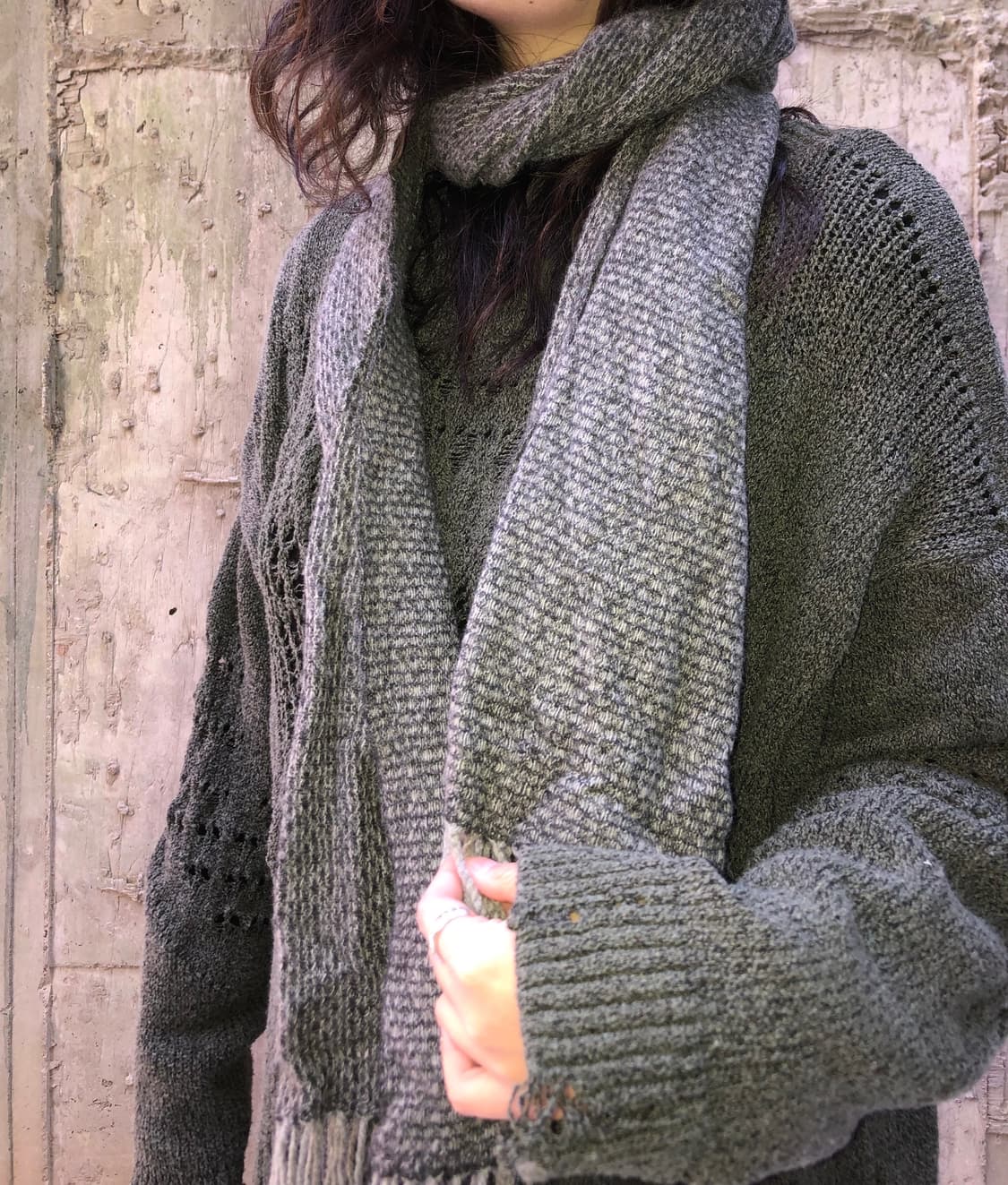 Vintage muffler (100% cashmere) 상품이미지10