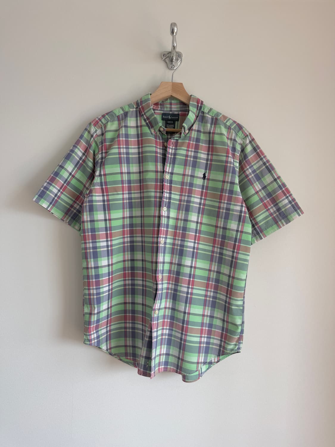 폴로 랄프로렌(Polo Ralph Lauren) 체크 반팔 셔츠(주니어1 상품이미지1