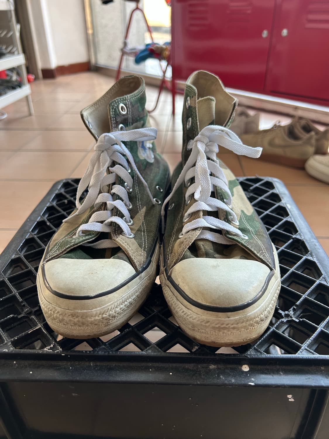 90‘s USA컨버스 83카모하이 270-275size 상품이미지3