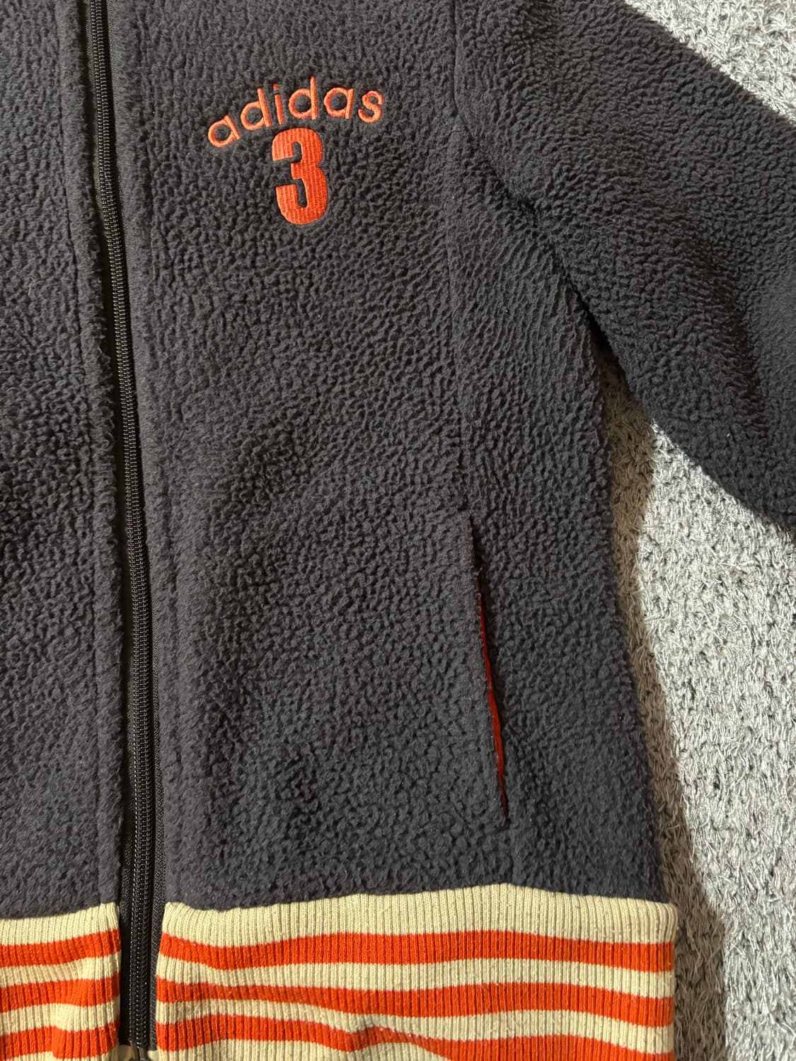 아디다스 뽀글이 후리스 집업 져지 희귀매물! 상품이미지4