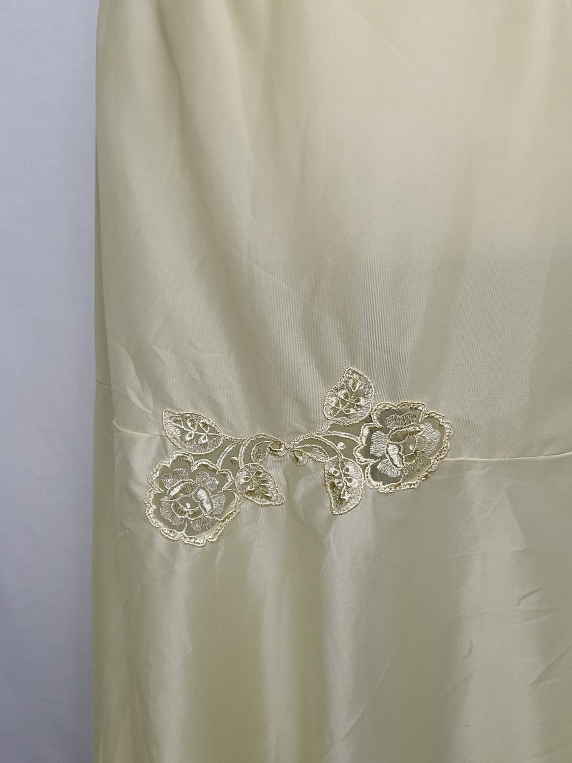 빈티지 바닐라 옐로우 슬립 스커트 상품이미지4