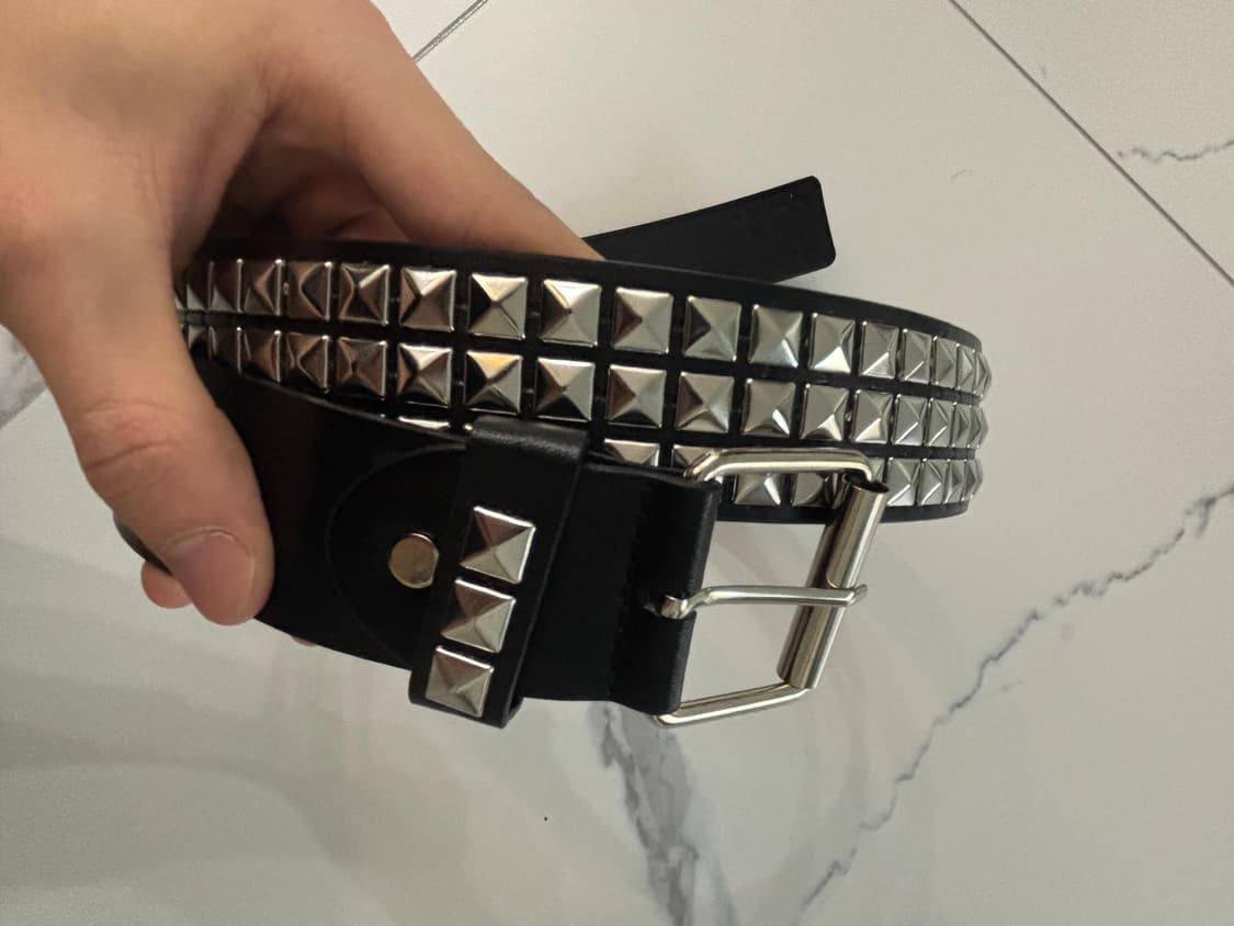 스터드 레더 벨트(ERD맛) 상품이미지1