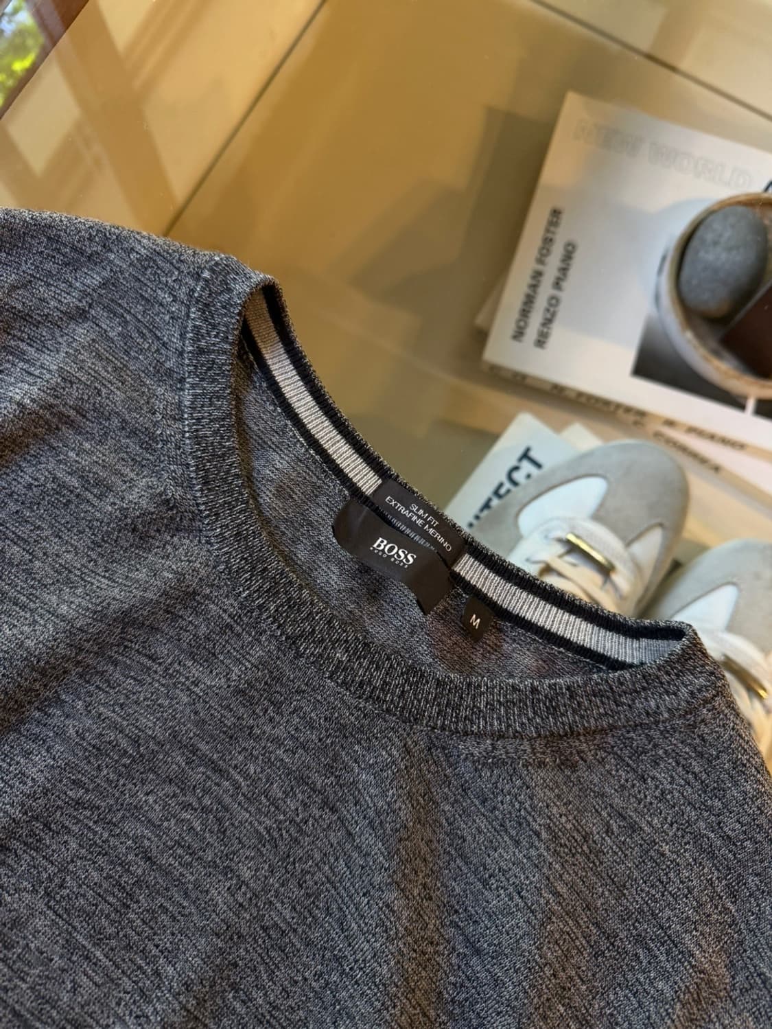 휴고보스 블랙라벨 크루넥 니트 100 상품이미지7