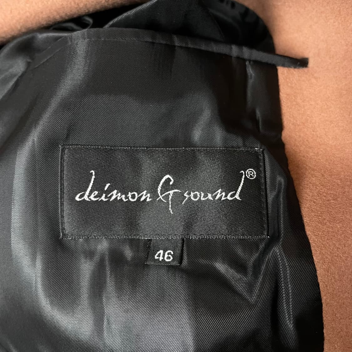 데이몬지져스 인디핑크 울 캐시미어 싱글 코트 46 상품이미지5