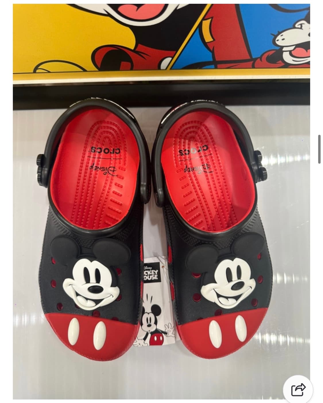 크록스X미키마우스 새상품 240 상품이미지3