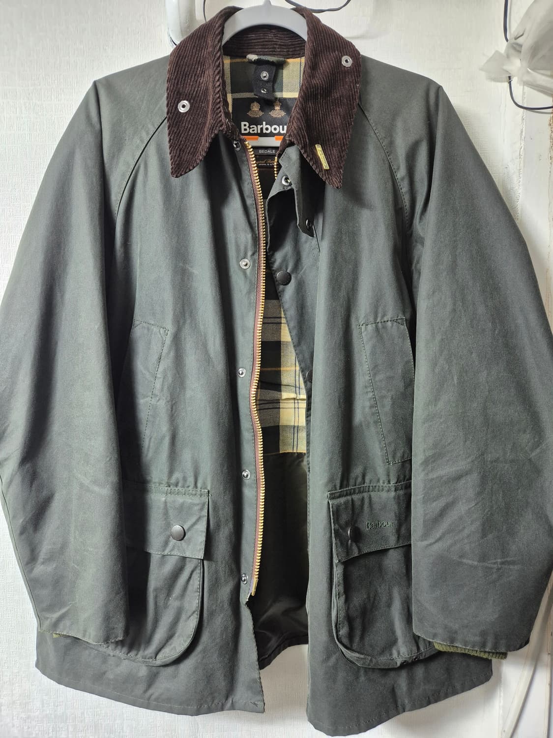 바버 비데일 42 올리브 상품이미지1