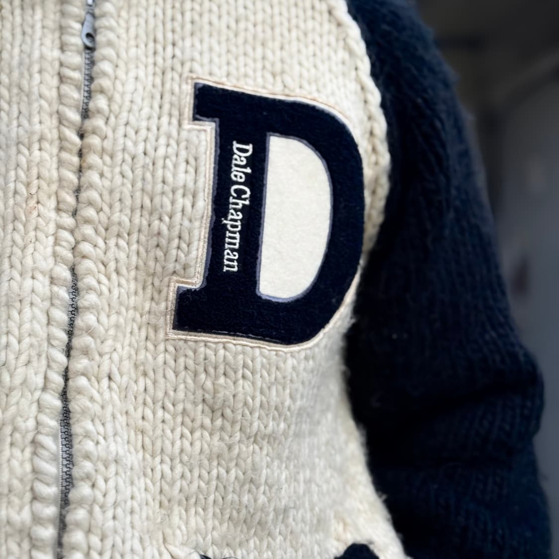 채프먼 Dale Chapman 패치 코위찬 스웨터 F 상품이미지9