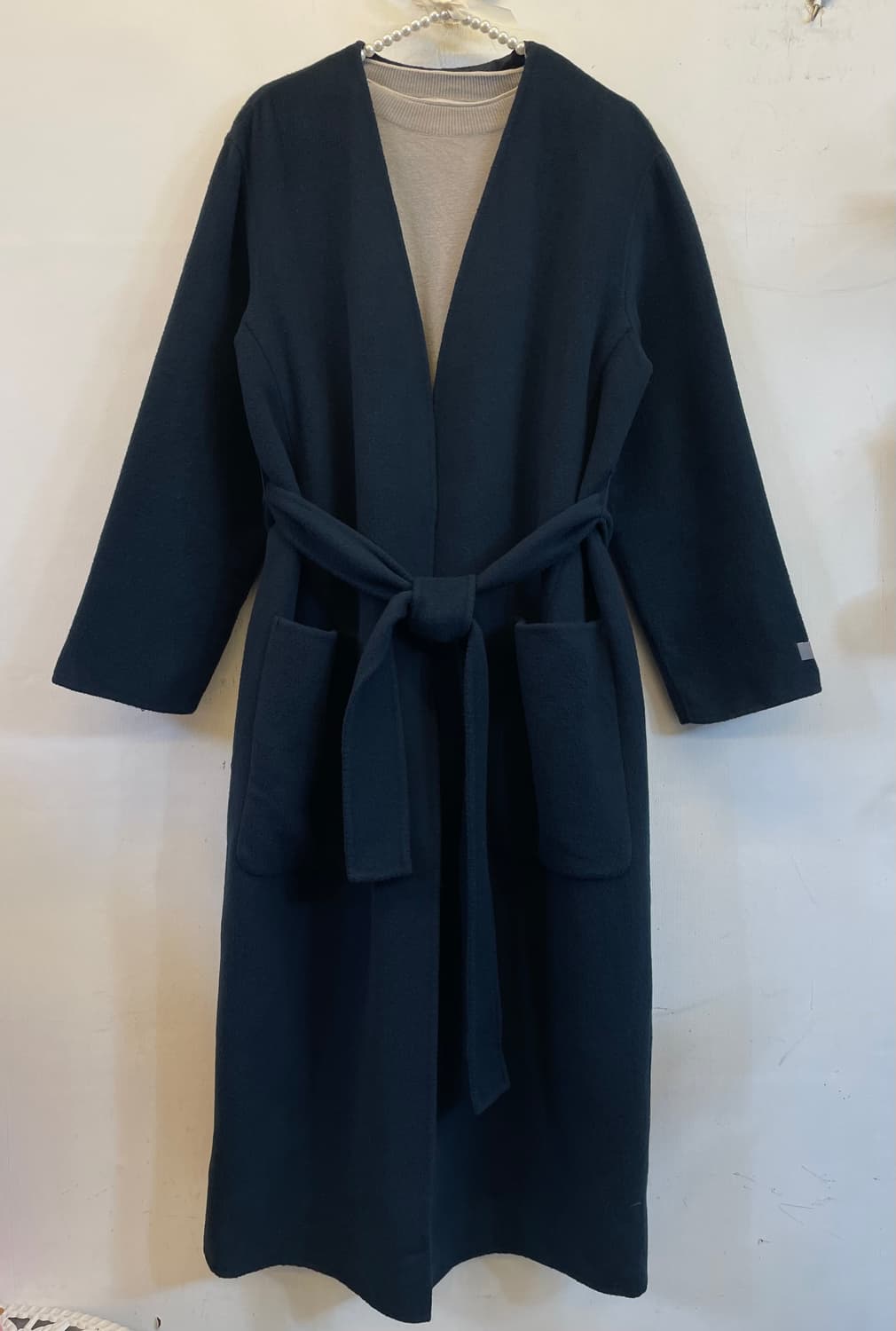 모조에스핀 핸드메이드 여성울코트 모직롱코트66 하객오피스출근연말룩데이트룩 상품이미지1