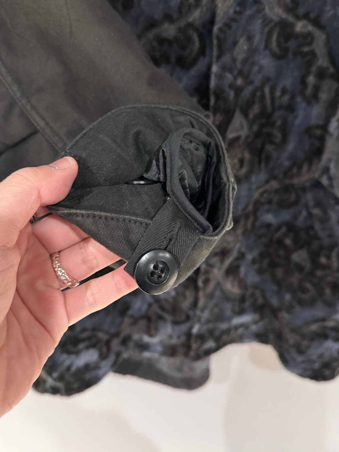 미하라야스히로 페이즐리 퍼후드 피쉬테일 파카  상품이미지5