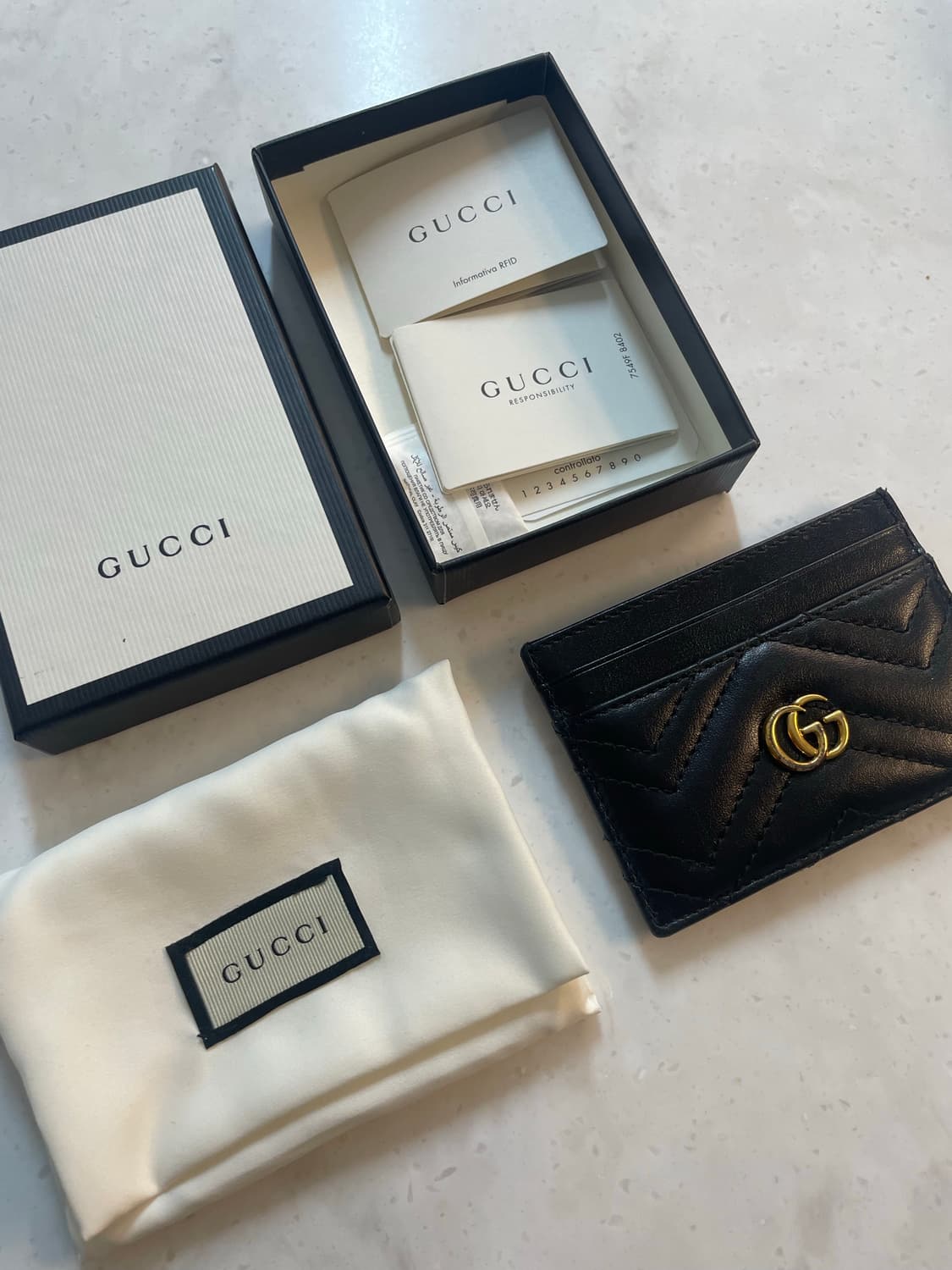 구찌 마몽 카드지갑 정품 풀구성 상품이미지1