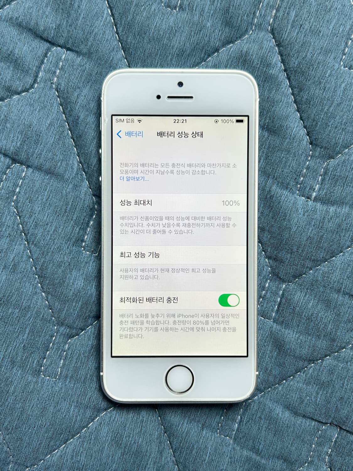 아이폰 SE 1 실버 128  상품이미지2