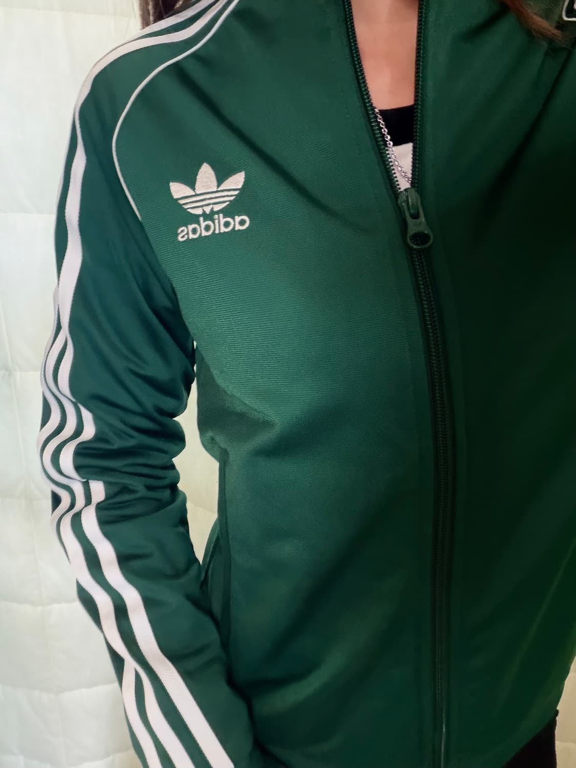 아디다스 그린 져지 슬림핏 상품이미지2