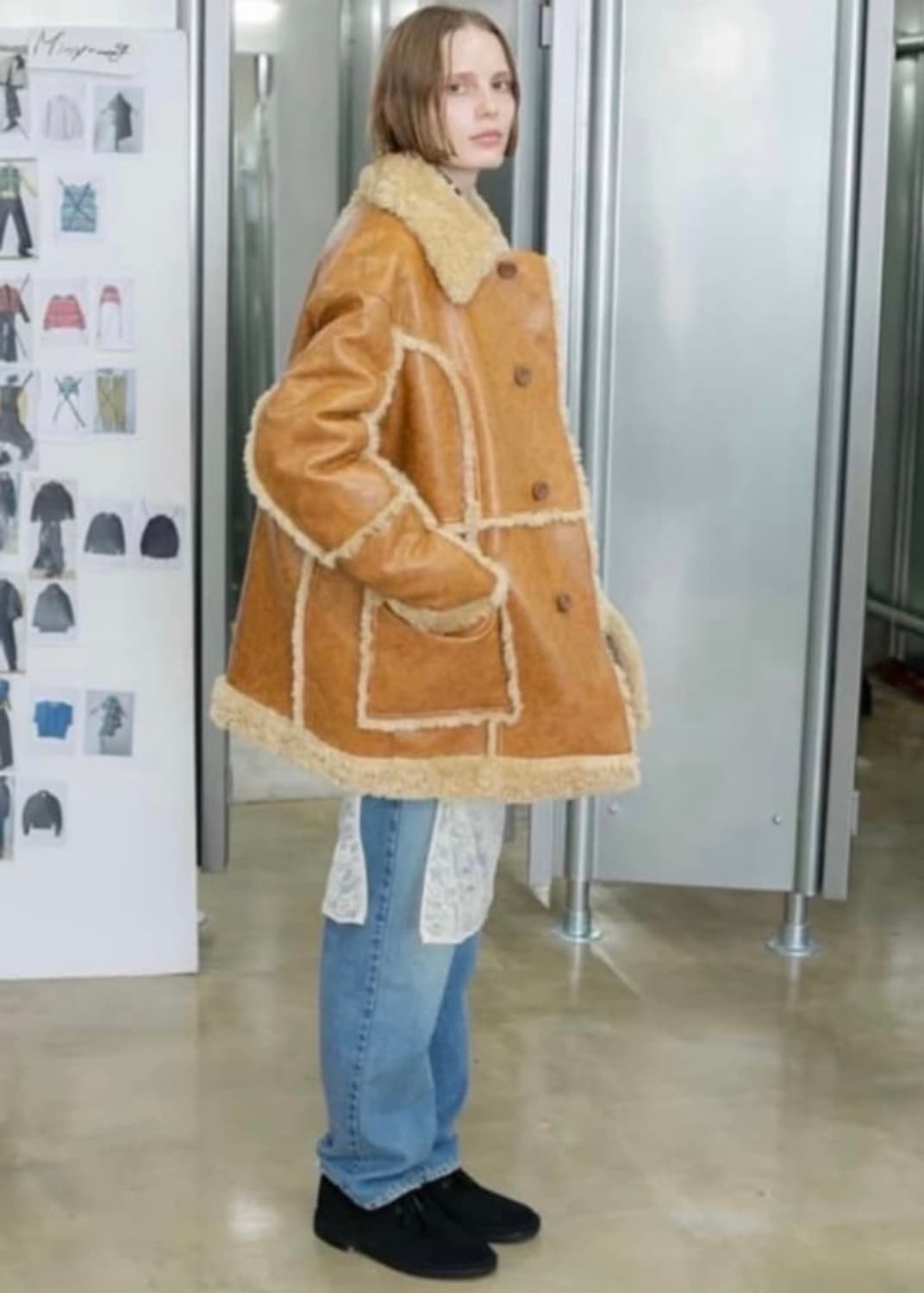 Perverze Reversible Single Breasted Coat 상품이미지2