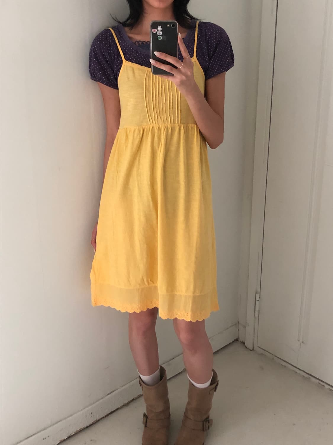 일본빈티지 모리 레이스 민소매 원피스 상품이미지1
