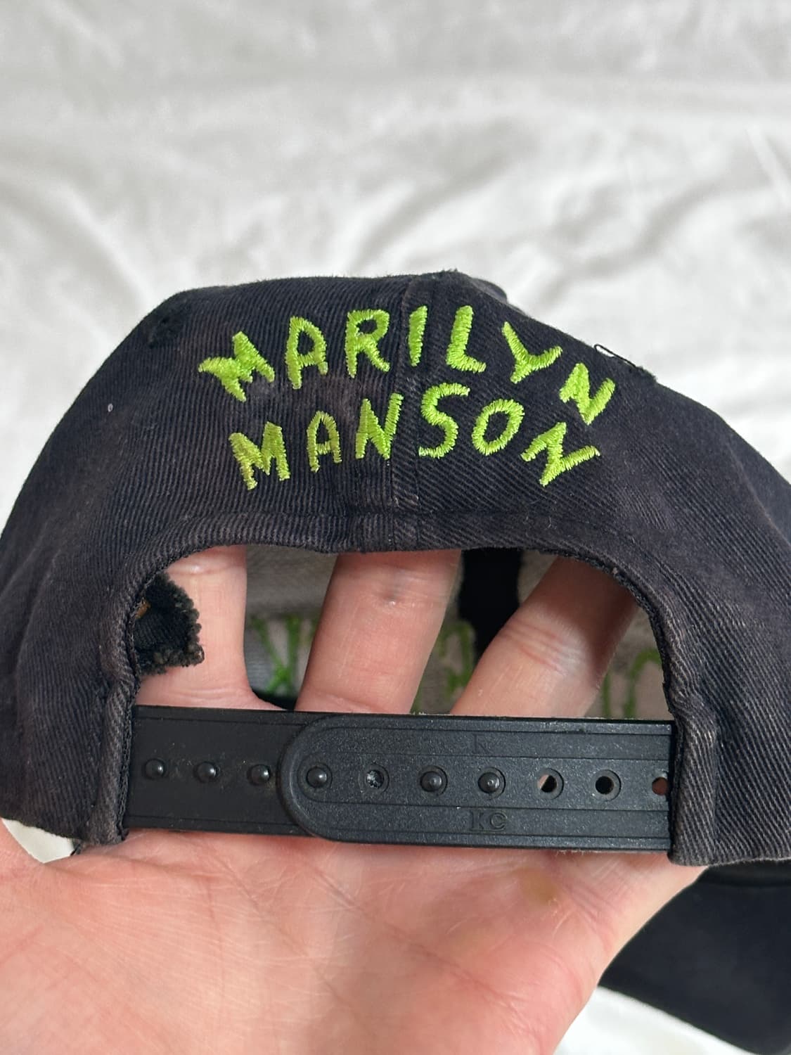 90s og Marilyn Manson ‘god of fuck’  hat 상품이미지5