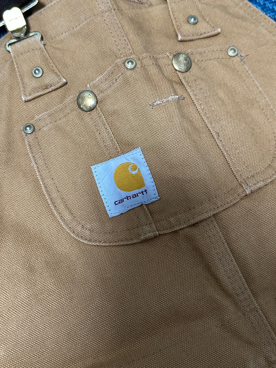 칼하트wip R01 BRN 오버롤 28x32 상품이미지3