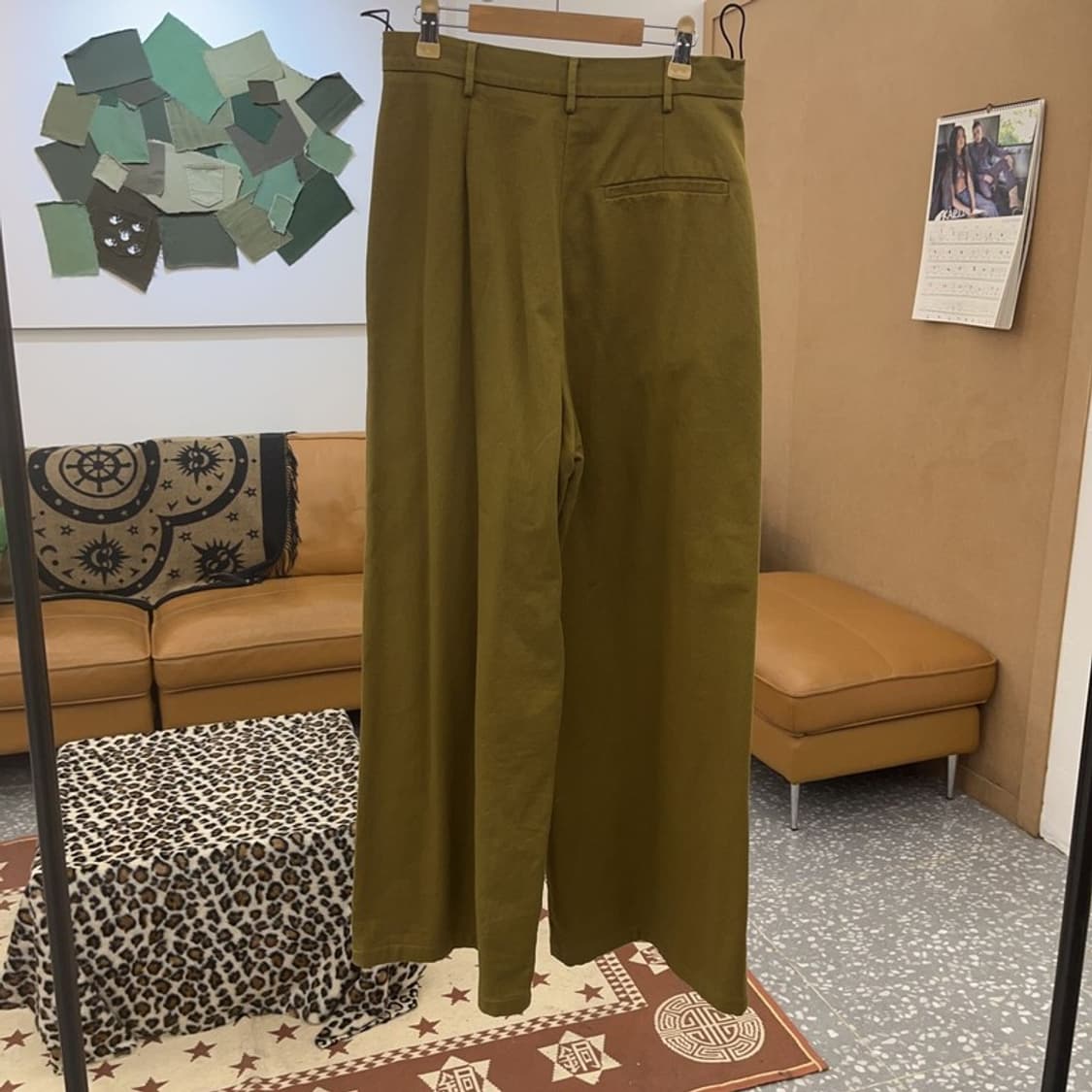 FORTE FORTE 모던시크 핀턱 와이드 슬랙스 바지 1 C09191 상품이미지4