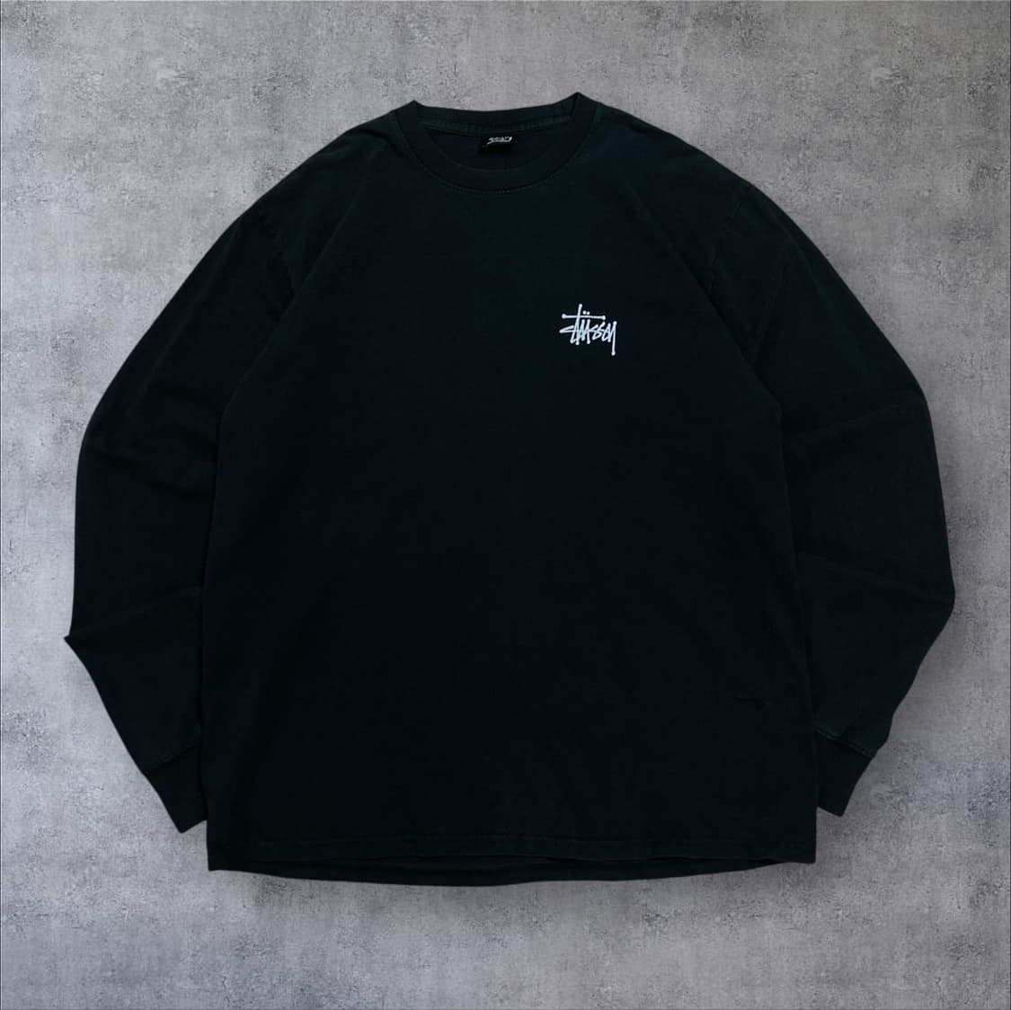 스투시 스탁 로고 블랙 롱 슬리브 상품이미지2