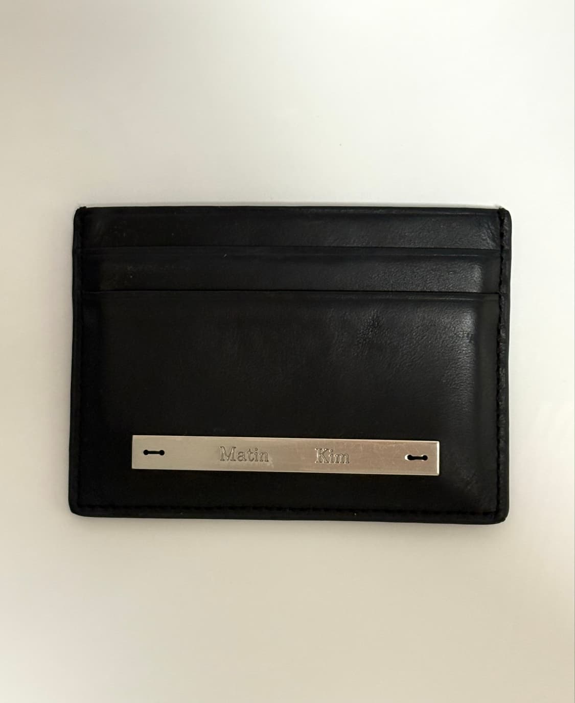 마땡킴 지갑 VINTAGE CARD WALLET IN BLACK 상품이미지1