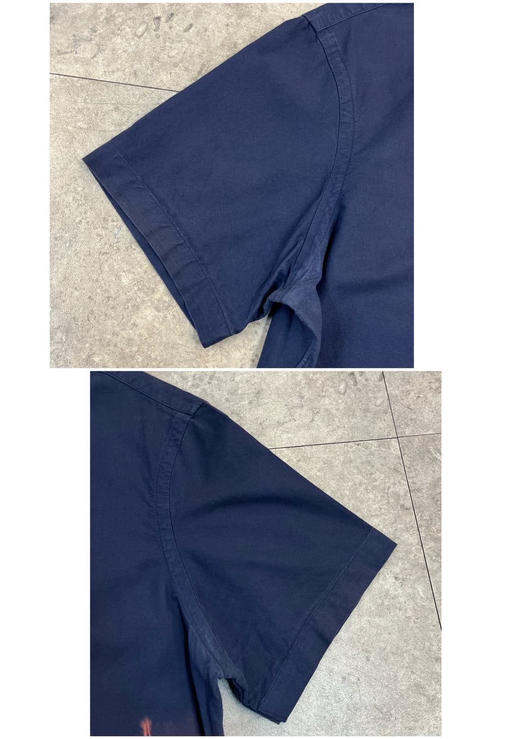 폴로 랄프로렌 타이다이 반팔 셔츠 네이비 XL #csz3716 상품이미지7