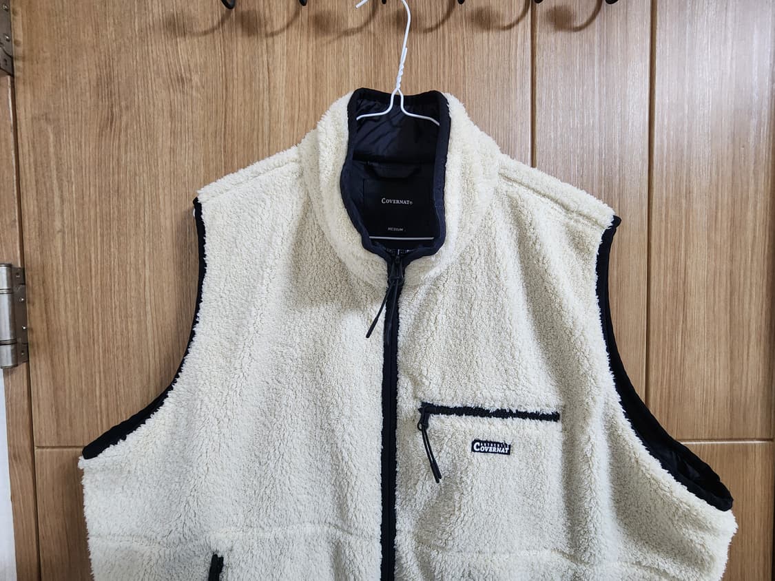 (M)커버낫 쉐르파 베스트 플리스 조끼 아이보리 상품이미지2