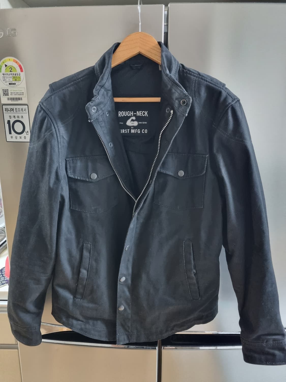 Rough neck waxed rider  jacket  상품이미지2