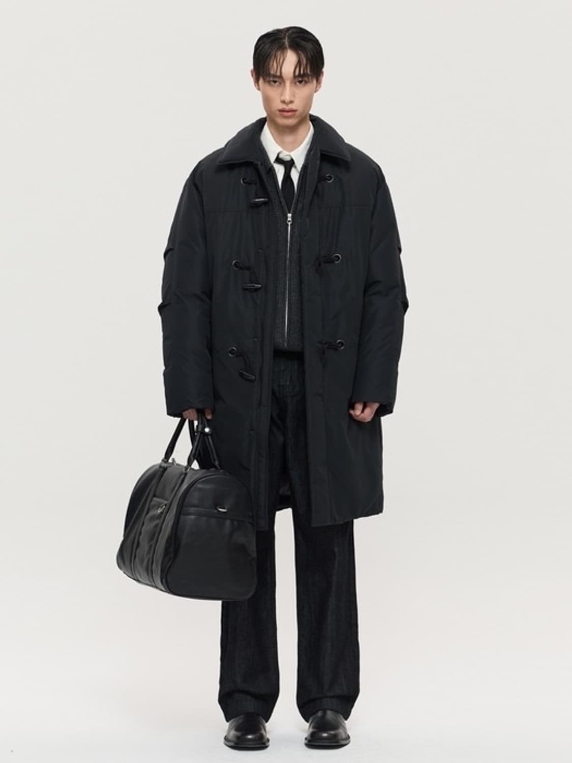 [TNGT] 남성 더플 롱 구스다운 점퍼 상품이미지2