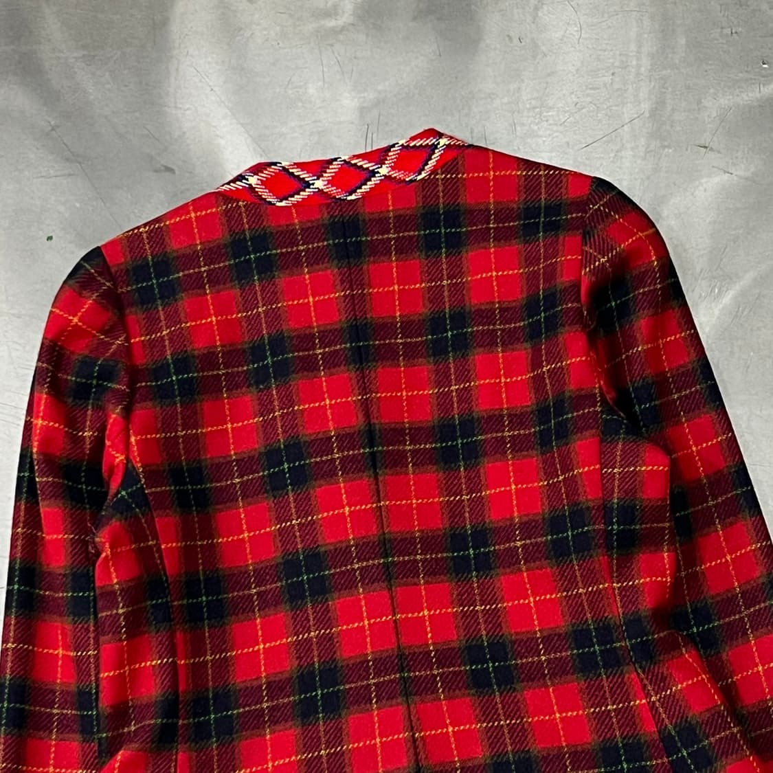  입생로랑 체크 트위드 자켓 y14960  상품이미지4