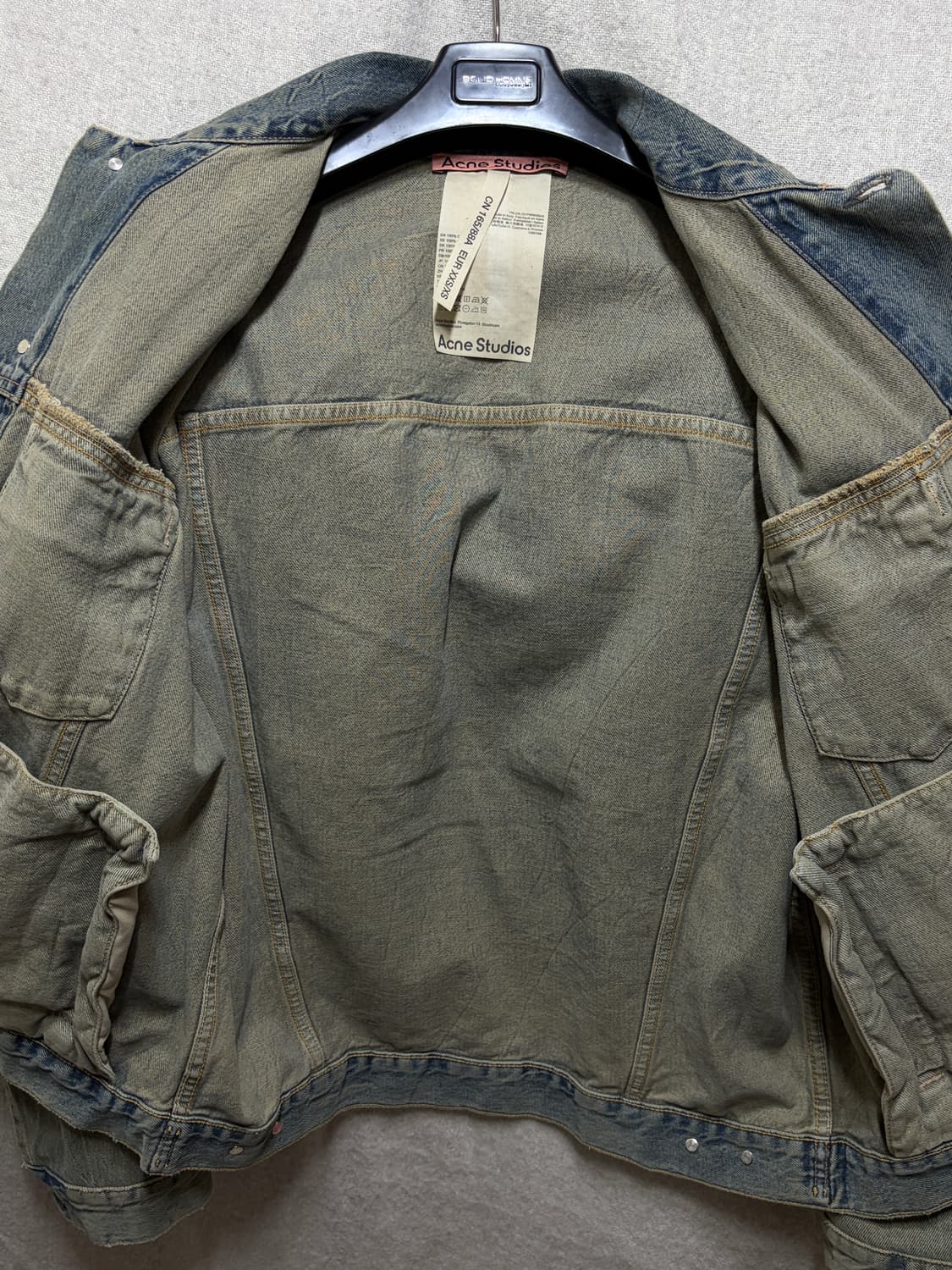 아크네 스튜디오 빈티지워싱 오저사이즈 데님자켓 상품이미지3