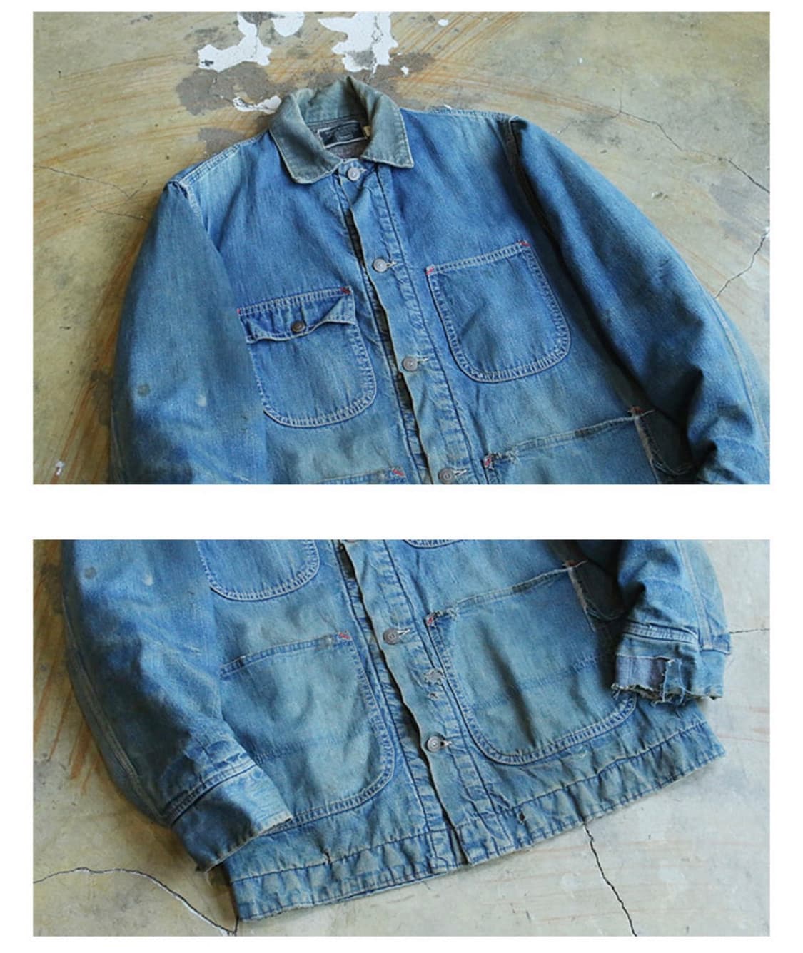 70's Sears Blanket Lined Denim Chore 상품이미지2