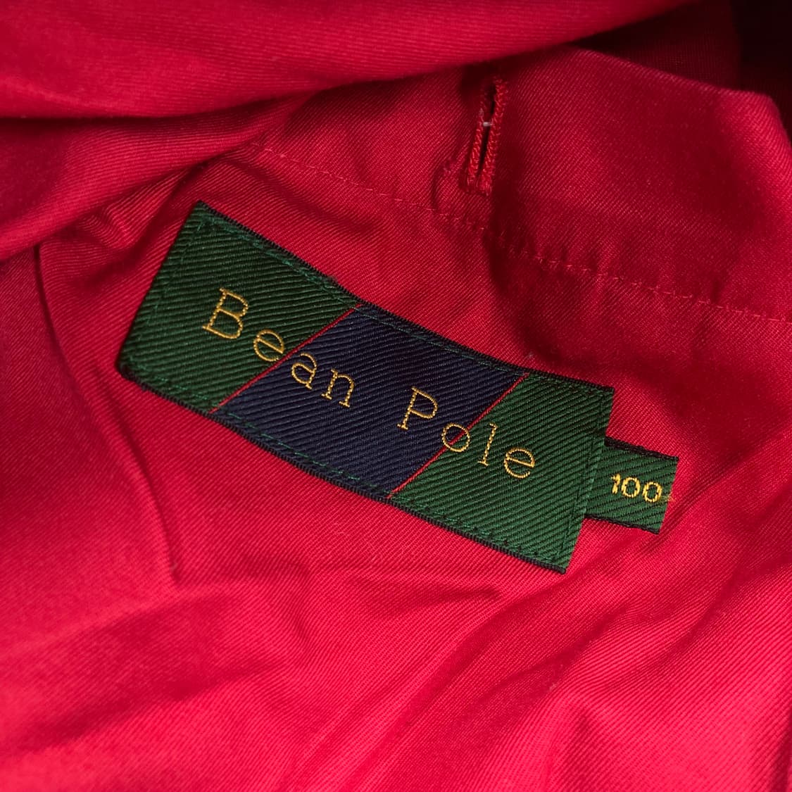 빈폴 레드 컬러 스몰 로고 스윙톱 자켓 상품이미지4