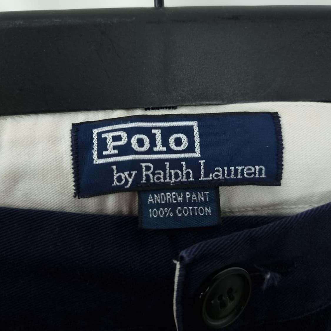 [폴로 랄프로렌] 루즈핏 코튼 투턱 치노 팬츠 네이비 M19650 상품이미지8