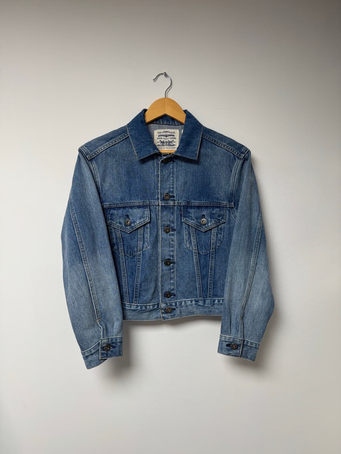 리바이스 LMC 프리미엄 블루탭 3 데님자켓 트러커자켓 M 상품이미지1